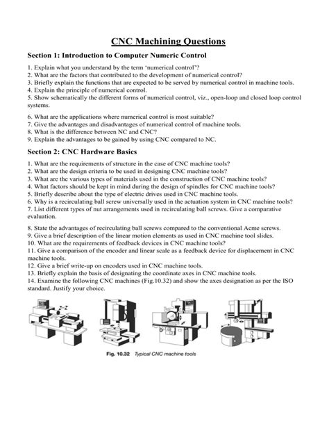 cnc machining tests|cnc machining test basic questions.